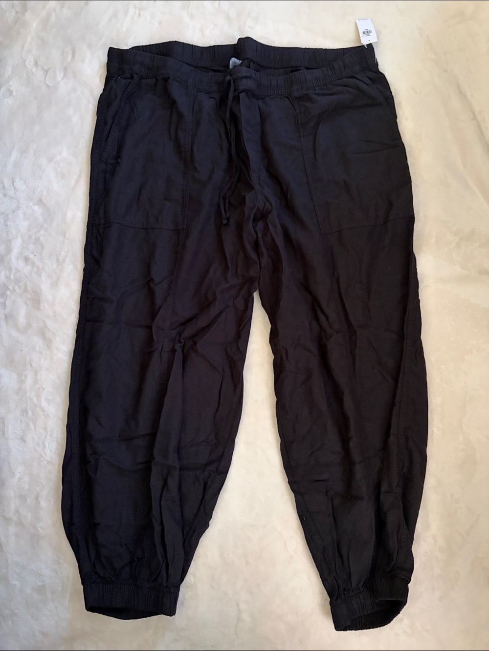 Old Navy Black Women's Jogger Track Pants